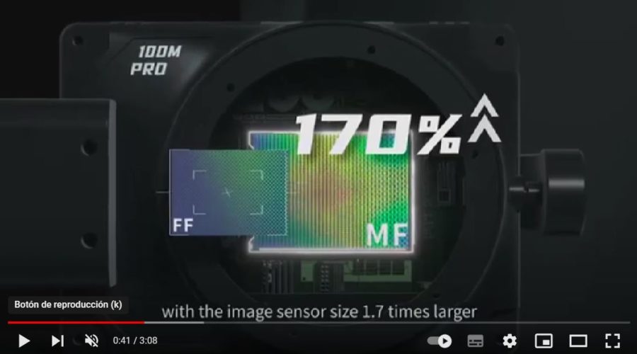 Video Cámara para dron de medio formato SHARE 100M Pro