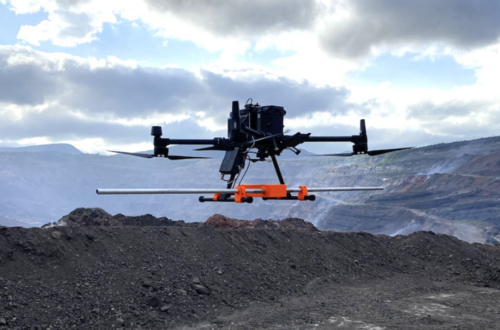 Imagen Sistema de Georradar (GPR) integrado con drones